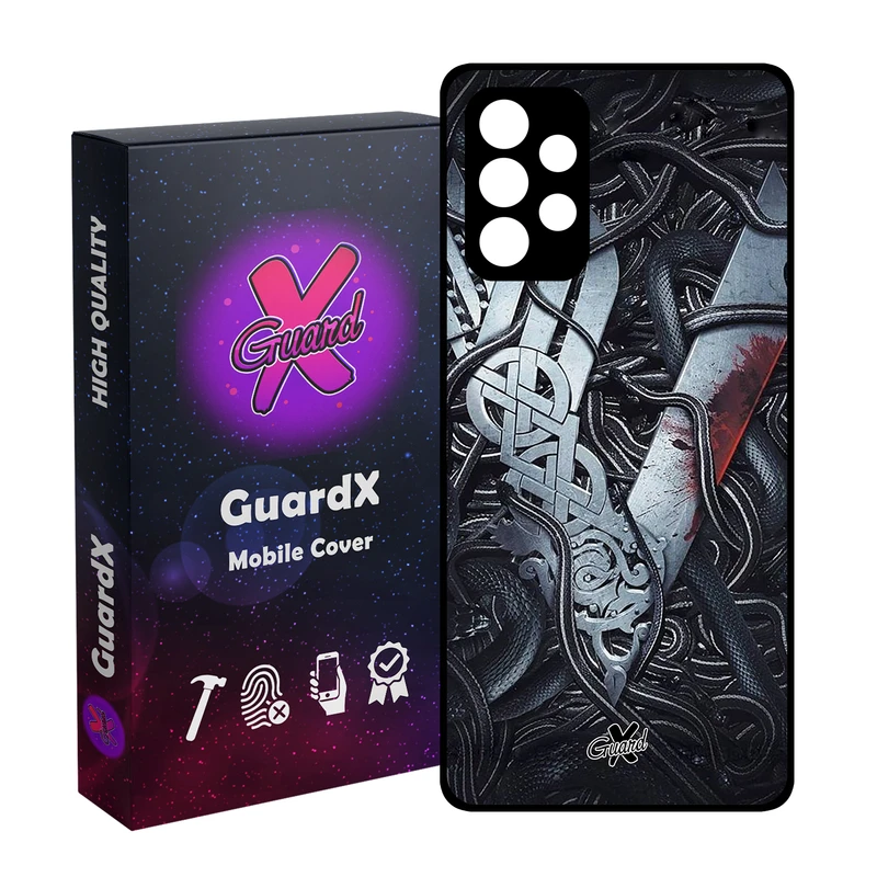 کاور گارد ایکس طرح Vikings مدل Glass10221 مناسب برای گوشی موبایل سامسونگ Galaxy A52s
