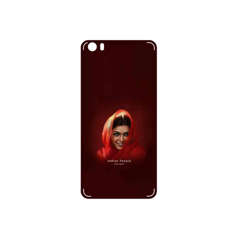 برچسب پوششی ماهوت مدل Portrait of an Indian Woman مناسب برای گوشی موبایل شیائومی Mi 5