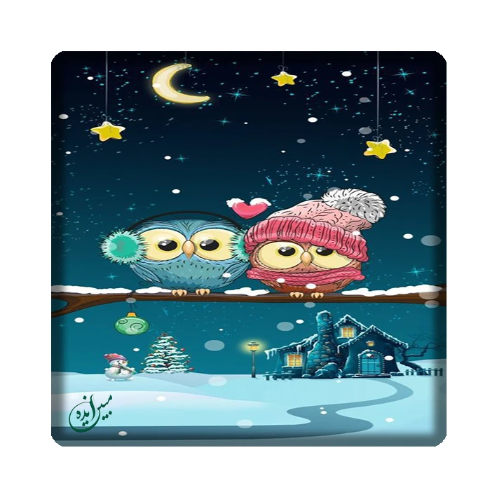 کاشی میبن ایده مدل جغد kh10 کد 776