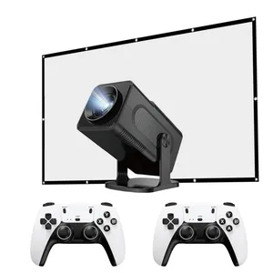 مینی ویدئو پروژکتور آیریور مدل HCS350 PRO به همراه دسته بازی و پرده نمایش 100 اینچی 