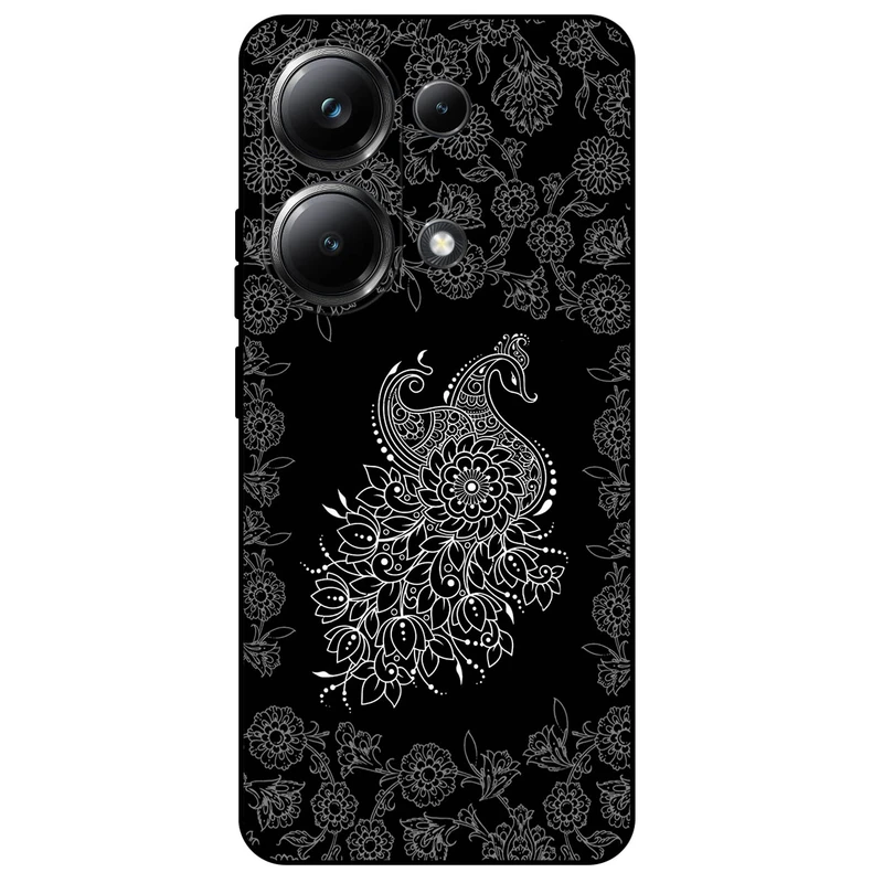 کاور مگافون طرح ققنوس مدل 7425 مناسب برای گوشی موبایل شیائومی Poco M6 Pro