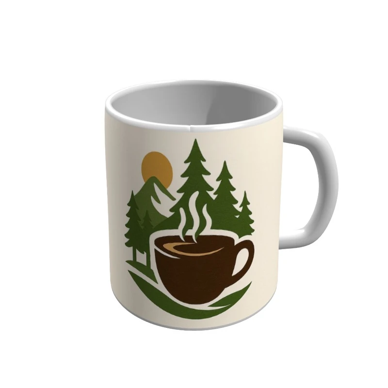 ماگ پاد آفرین مدل طبیعت کد v82