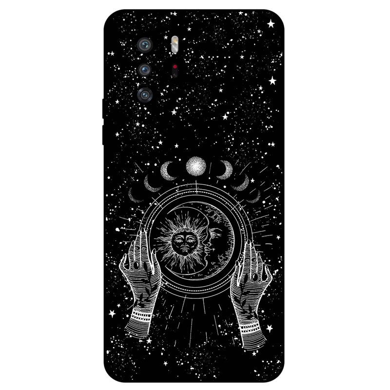 کاور مگافون طرح ماه و خورشید مدل 1892 مناسب برای گوشی موبایل شیائومی Redmi Note 10 Pro 5G 