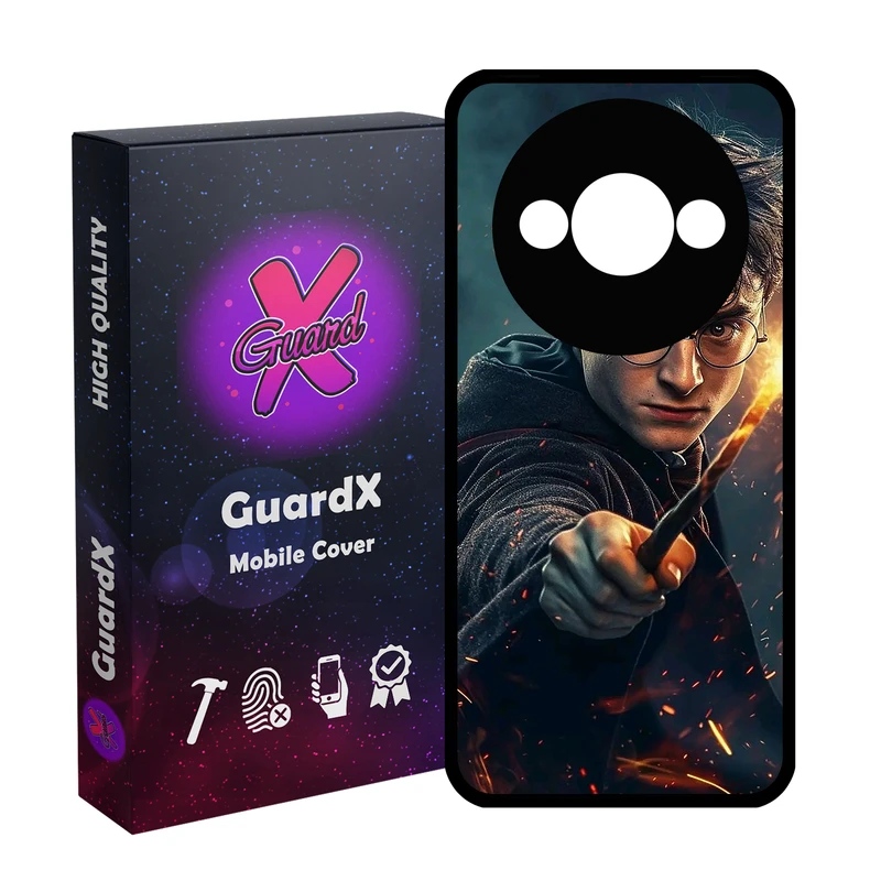 کاور گارد ایکس طرح هری پاتر مدل Glass10756 مناسب برای گوشی موبایل شیائومی Redmi A3 4G/ A3X 4G/ Poco C61