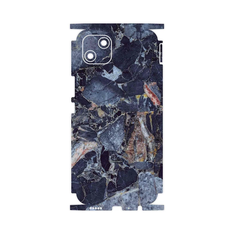 برچسب پوششی ماهوت مدل Broken black marble-FullSkin مناسب برای گوشی موبایل ویکو T10