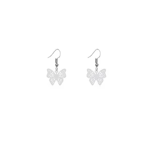 گوشواره زنانه هایکا طرح پروانه مدل ha-349