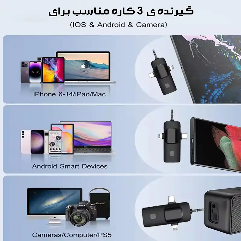 ست میکروفن بی سیم مدل K15