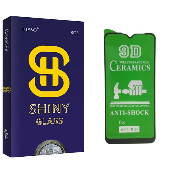 محافظ صفحه نمایش سرامیکی آتوچبو مدل Shiny Glass مناسب برای گوشی موبایل سامسونگ Galaxy A01/M01