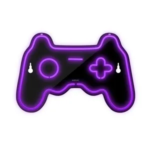 چراغ دیواری نئون دیزاین طرح Game-Controller-BL_PR