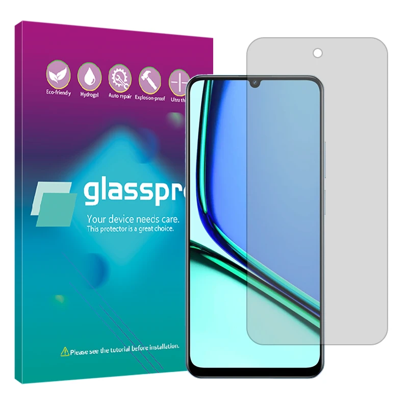 محافظ صفحه نمایش گلس پرو مدل شفاف مناسب برای گوشی موبایل ریملی Note 60