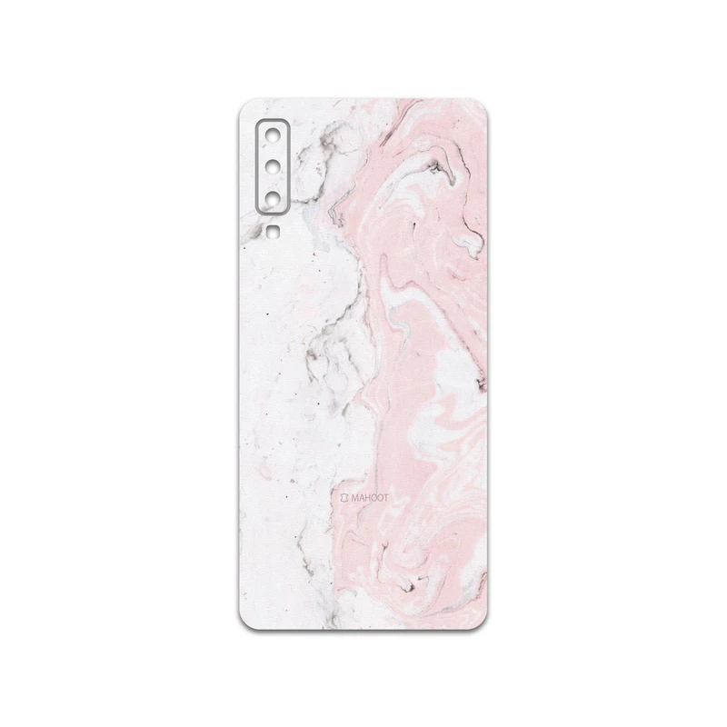 برچسب پوششی ماهوت مدل Blanco-Pink-Marble مناسب برای گوشی موبایل سامسونگ Galaxy A7 2018
