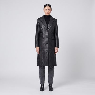 کت چرم زنانه چرم مشهد مدل B0489-001-42
