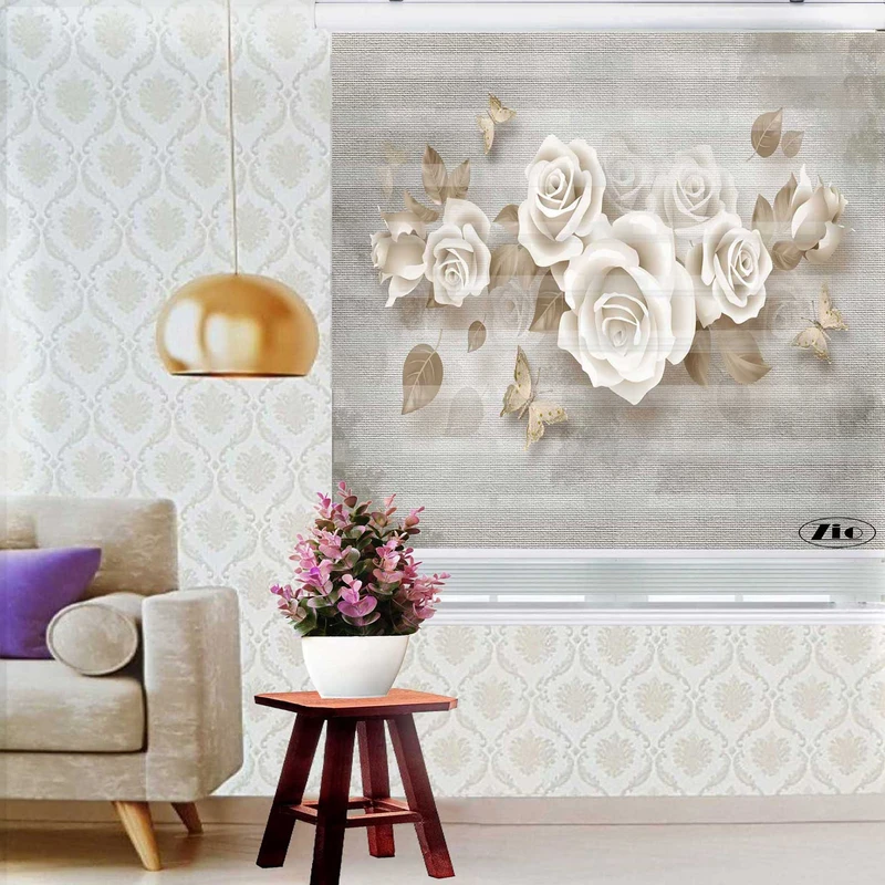 پرده زبرا زیو کد  3D1060 سایز 150x200 سانتی متر
