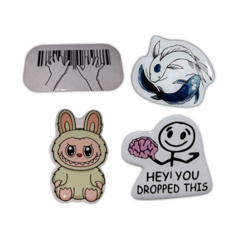 استیکر لپتاپ طرح فانتزی کد۱ بسته ۴ عددی