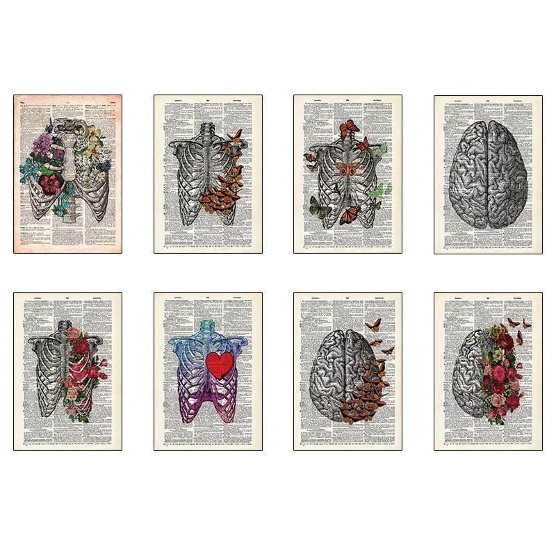 پوستر کارنيکا طرح وینتج کد 86016 مجموعه 8 عددی