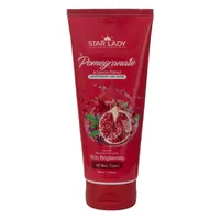 ژل ماسک صورت استارلیدی مدل روشن کننده انار و شیرین بیان حجم 175 میلی لیتر