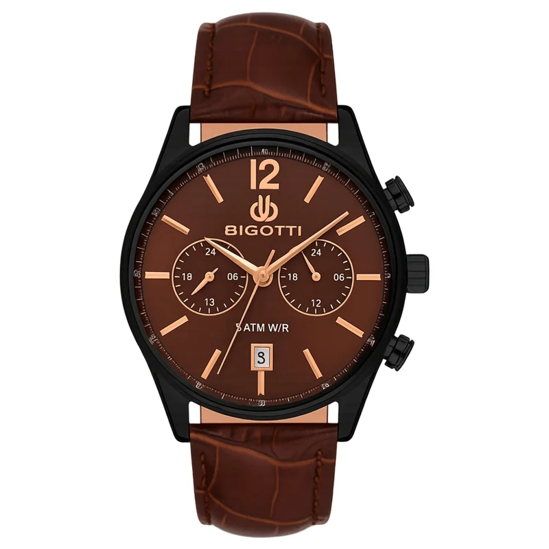 ساعت مچی عقربه‌ای کوارتز مردانه بیگوتی مدل Bg. 1.17380