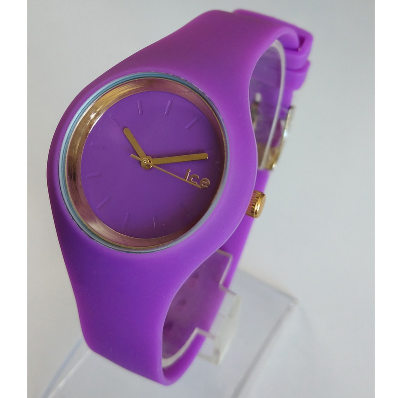 ساعت مچی عقربه ای دخترانه مدل بندسیلیکونی کد 54