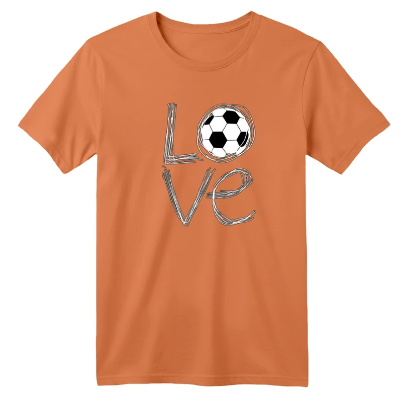 تی‌شرت آستین کوتاه لانگ بچگانه مدل عشق فوتبال