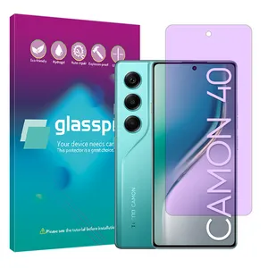 Glass pro Hydrogel model anti purple screen protector suitable for Tecno Camon 40 mobile phone