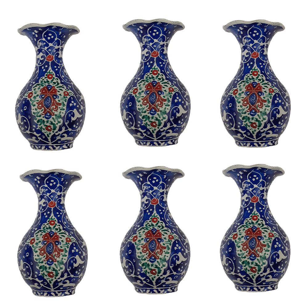 گلدان میناکاری کد 10 بسته 6 عددی