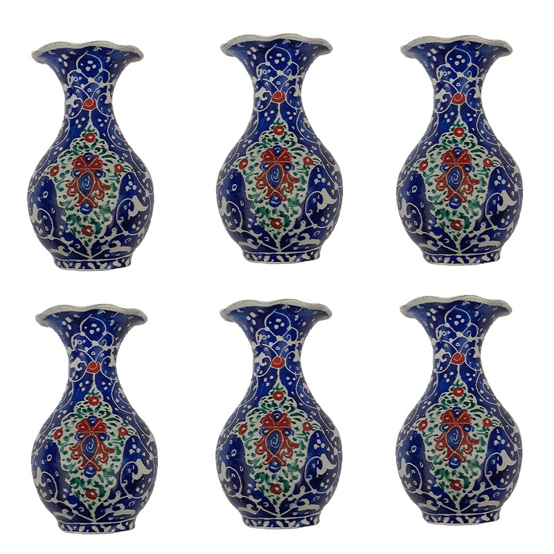 گلدان میناکاری کد 10 بسته 6 عددی