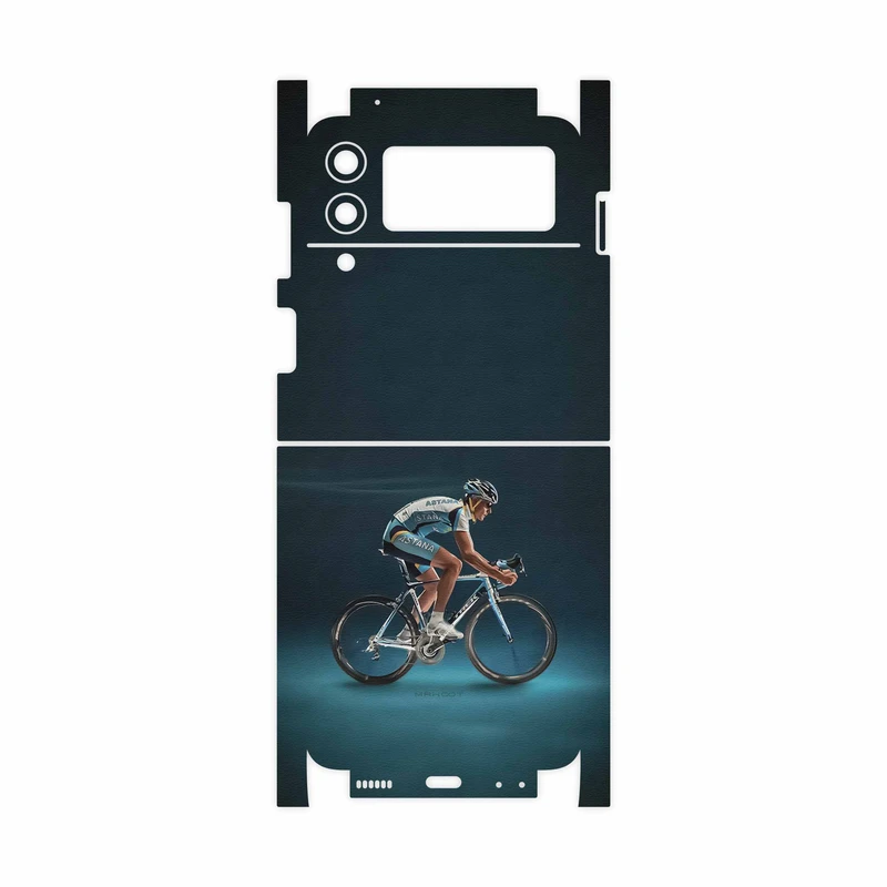 برچسب پوششی ماهوت مدل Road-cycling-FullSkin مناسب برای گوشی موبایل سامسونگ Galaxy Z Flip3 5G