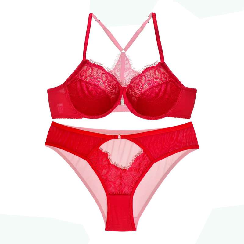 ست شورت و سوتین زنانه نوشه پوش مدل 50012