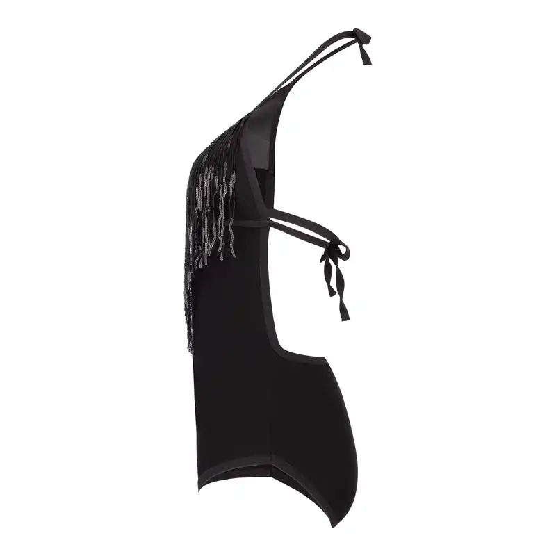 مایو زنانه ریاش مدل کوئین کد 1007 رنگ مشکی