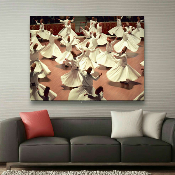  تابلو بوم طرح رقص سماع مدل TB941