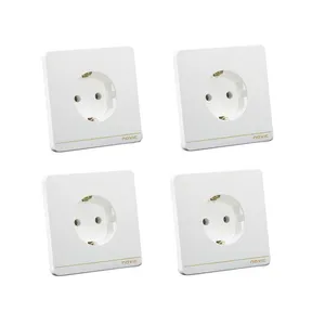 پریز برق ارت دار مدل NOU102 نویک  Novic بسته 4 عددی