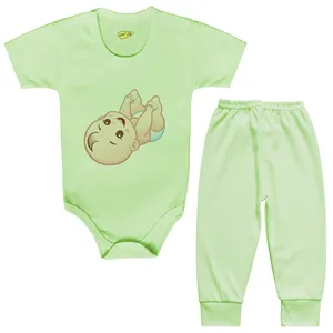 ست بادی و شلوار نوزادی کارانس مدل BSTG-3021