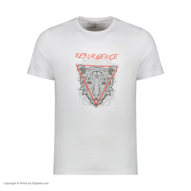 تی شرت آستین کوتاه مردانه موها فیتنس مدل TIGER