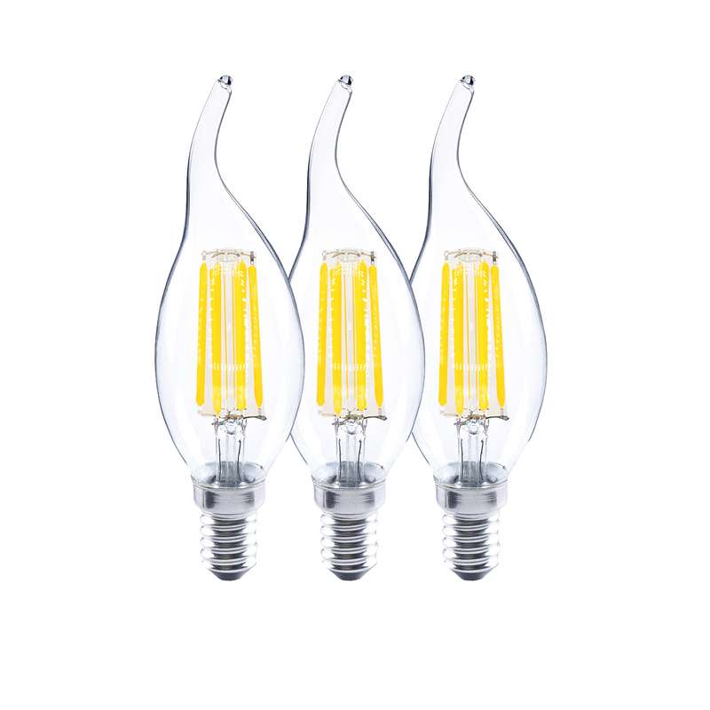 لامپ فیلامنتی 6 وات مودی مدل HT3003l پایه E14 بسته 3 عددی