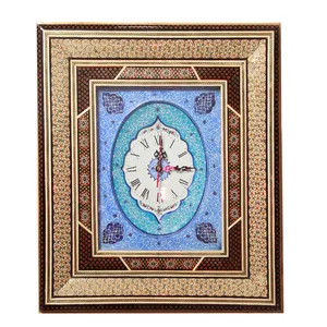 ساعت دیواری خاتم کاری کد 2546