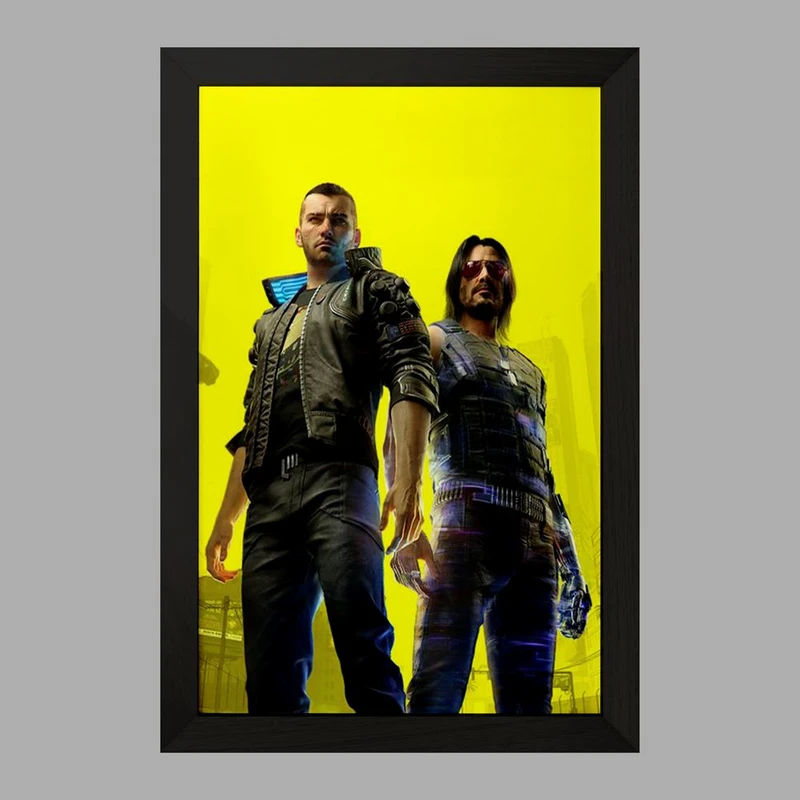 تابلو خندالو مدل وی و جانی سایبر پانک  کد 30561