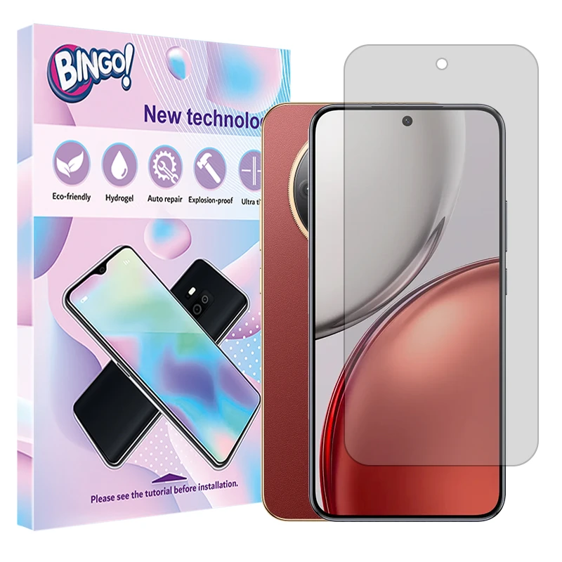 محافظ صفحه نمایش شفاف بینگو مدل Tough مناسب برای گوشی موبایل آنر X9d