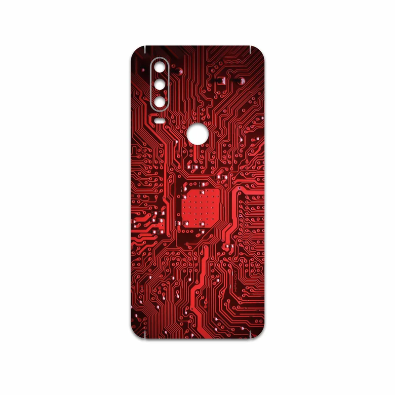 برچسب پوششی ماهوت مدل Red Printed Circuit Board مناسب برای گوشی موبایل موتورولا One Action
