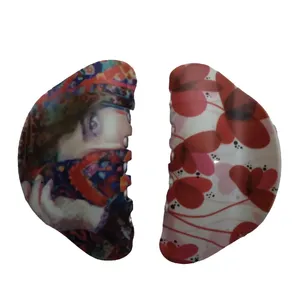 کلیپس مو زنانه مدل آبرنگ مجموعه 2 عددی