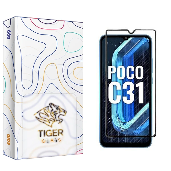 محافظ صفحه نمایش تایگر گلس مدل SAM2 مناسب برای گوشی موبایل شیائومی Poco C31