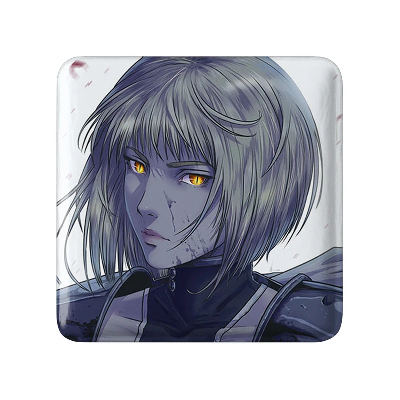 پیکسل خندالو طرح کلر انیمه کلیمور مدل مربعی کد 33481