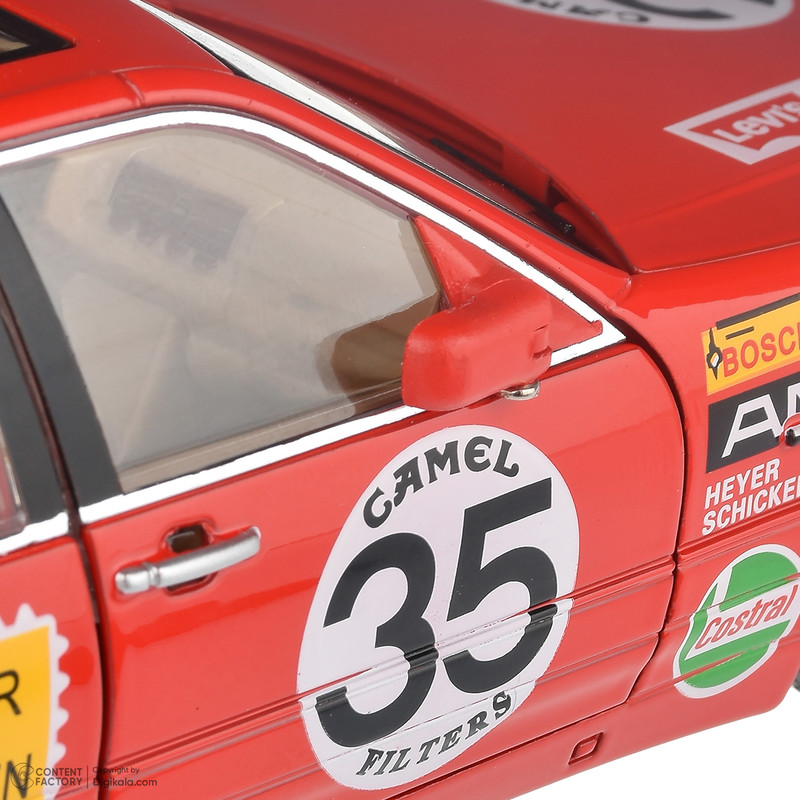 ماکت ماشین ناب سل مدل مرسدس بنز فلزی موزیکال amg 300 به همراه جاسوییچی