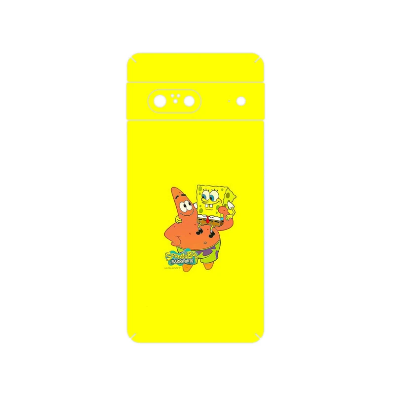 برچسب پوششی ماهوت مدل SpongeBob SquarePants مناسب برای گوشی موبایل گوگل Pixel 7