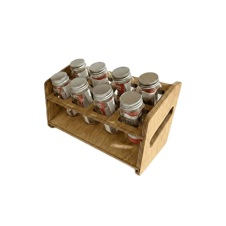 ست جا ادویه 8 پارچه مدل مکارتی کد Mak-8 به همراه استند