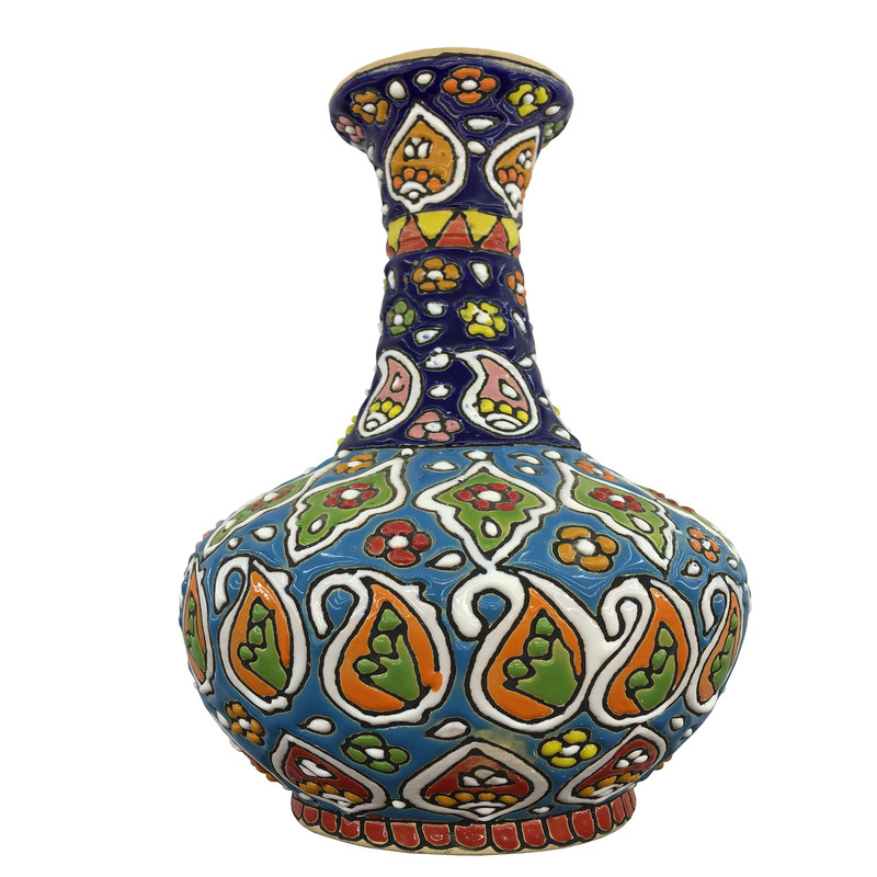 گلدان میناکاری سفالی کد 3gh