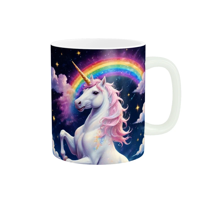 ماگ پاد آفرین طرح اسب تک شاخ کد 4309