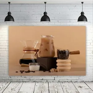 تابلو طرح قهوه و شیر قهوه مدل SDB1908