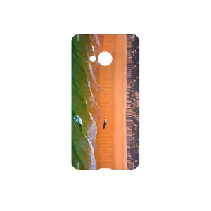 MAHOOT Beach and Green Sea Cover Sticker for HTC U Play