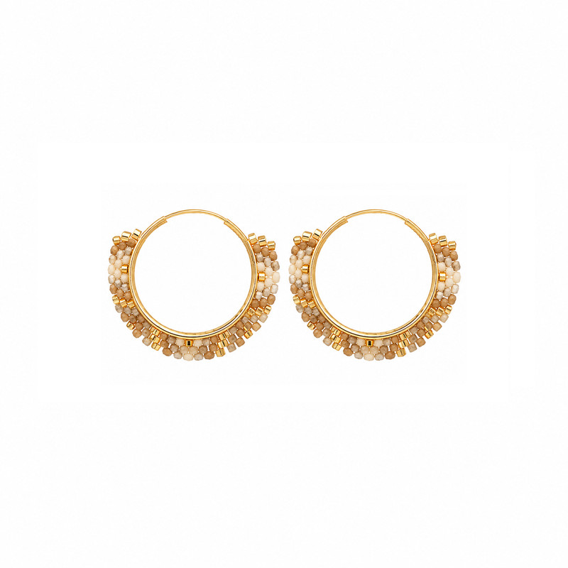 گوشواره آویز طلا 18 عیار زنانه مان گالری مدل میوکی  کد EA01-0024400