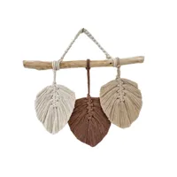 دیوارکوب مکرومه مدل&nbsp;برگ